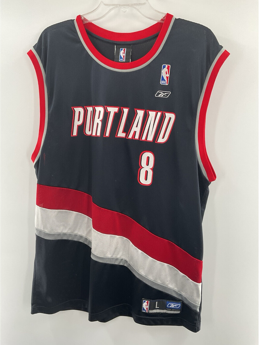 Reebok men’s large sleeveless blazers jersey Martell Webster NBA 088